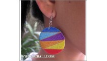 Woman Earring Colored Fashion Bali